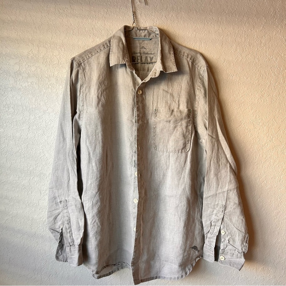 Tommy bahama relaxed linen button down